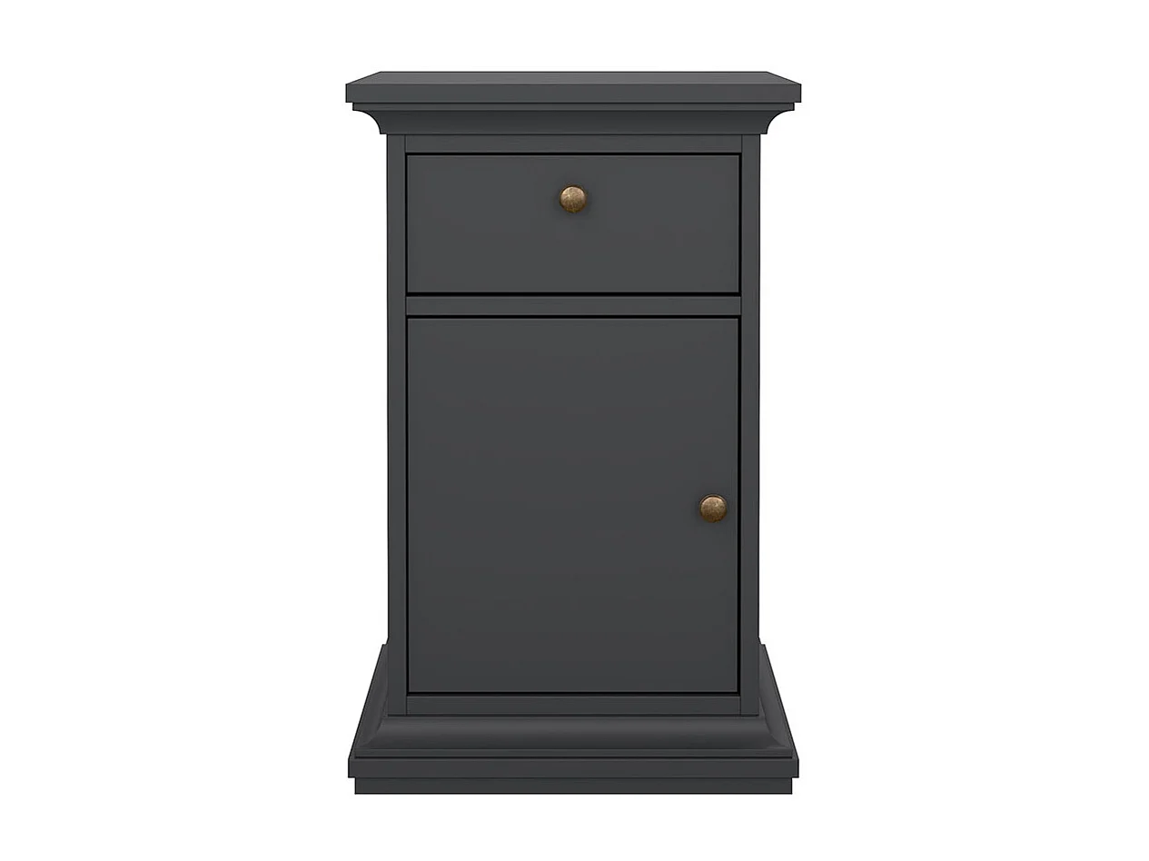 Venedig nachtkastje 1 deur 1 lade mat grijs.