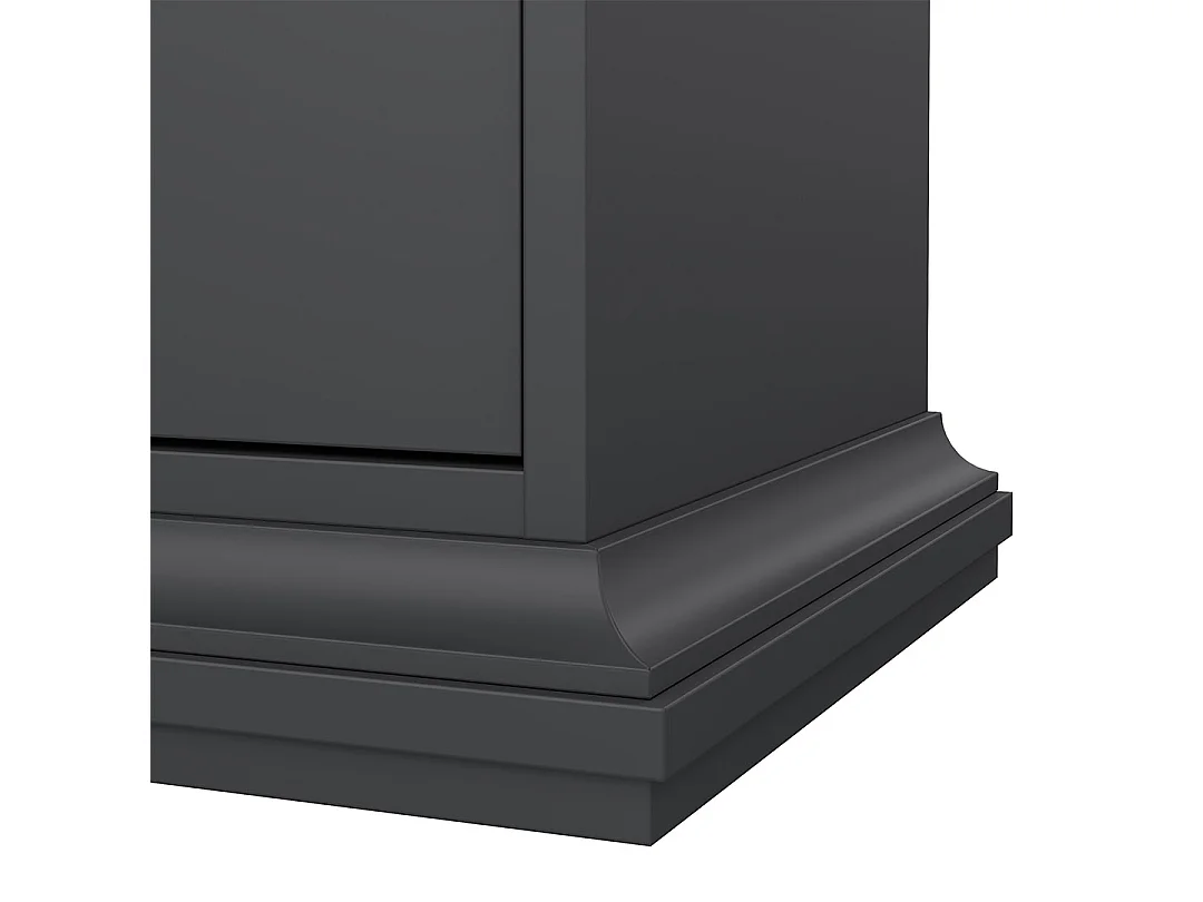 Venedig nachtkastje 1 deur 1 lade mat grijs.