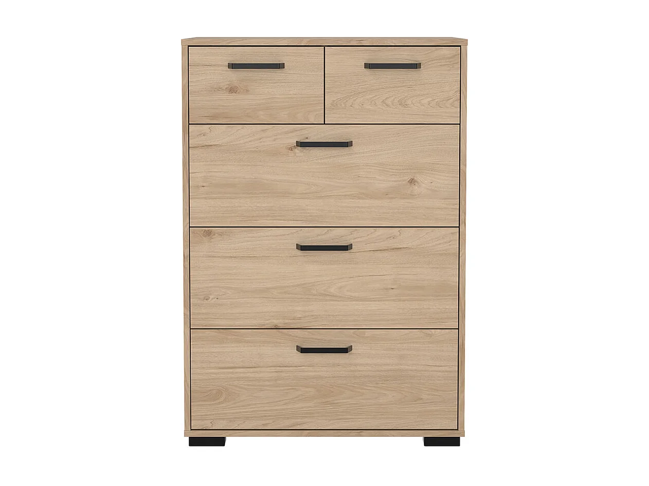 Sofia Kommode 5 Schubladen Eiche Dekor.