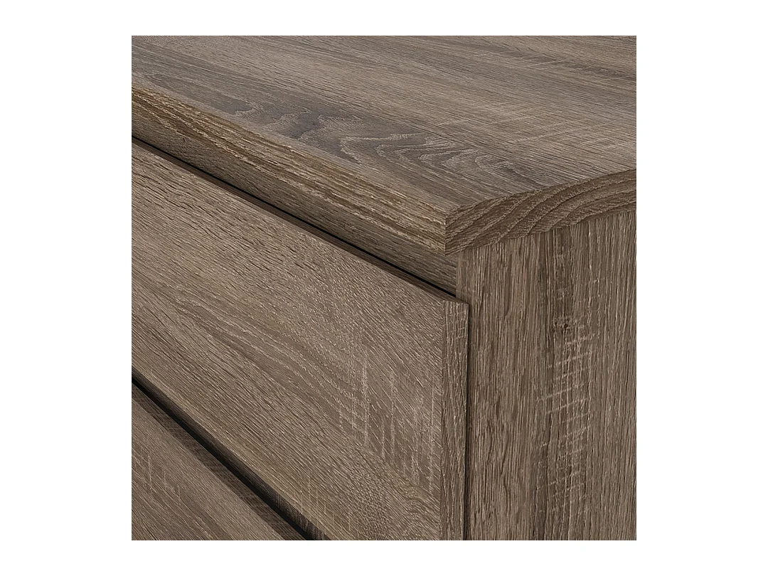 Naia Kommode 6 Schubladen Trüffel-Dekor.