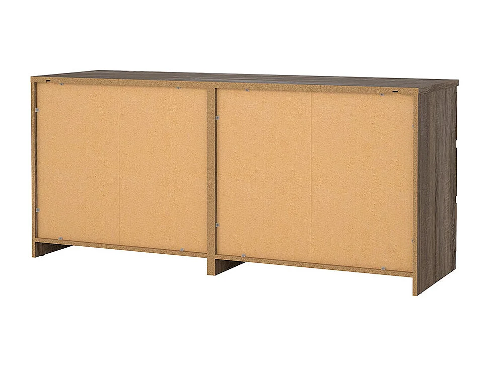 Naia Kommode 6 Schubladen Trüffel-Dekor.