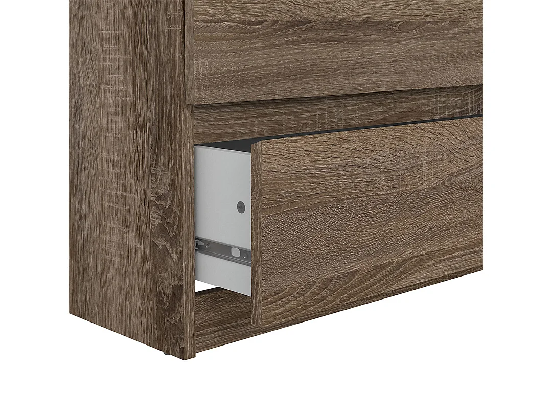 Naia Kommode 6 Schubladen Trüffel-Dekor.