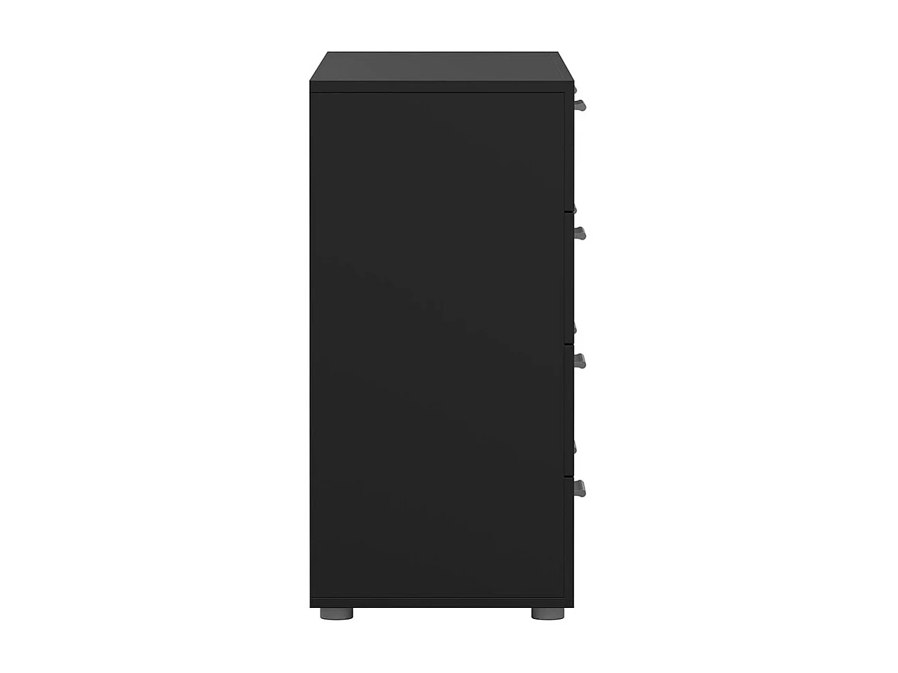 Pepe Kommode 8 Schubladen matt schwarz.