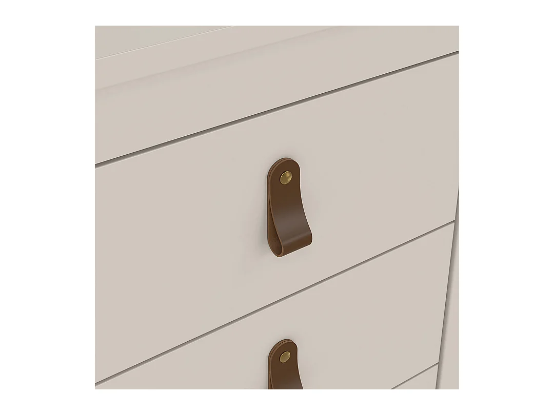 Madrid table de nuit 3 tiroirs cachemire.