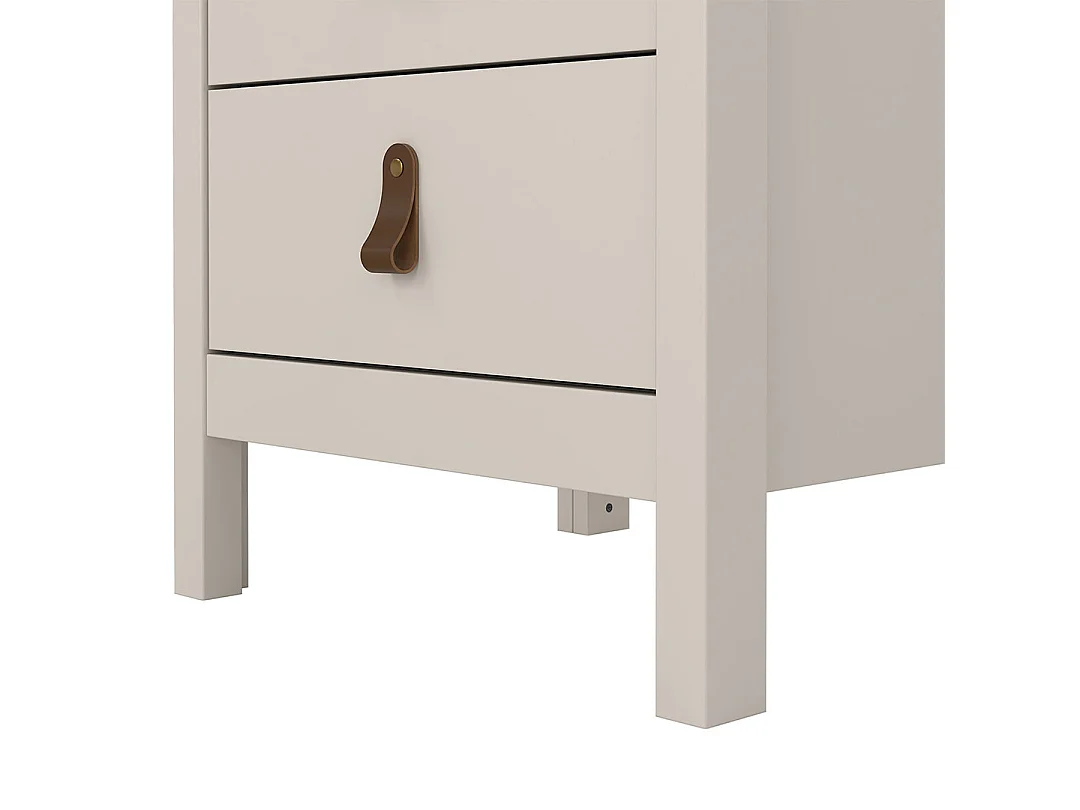 Madrid table de nuit 3 tiroirs cachemire.