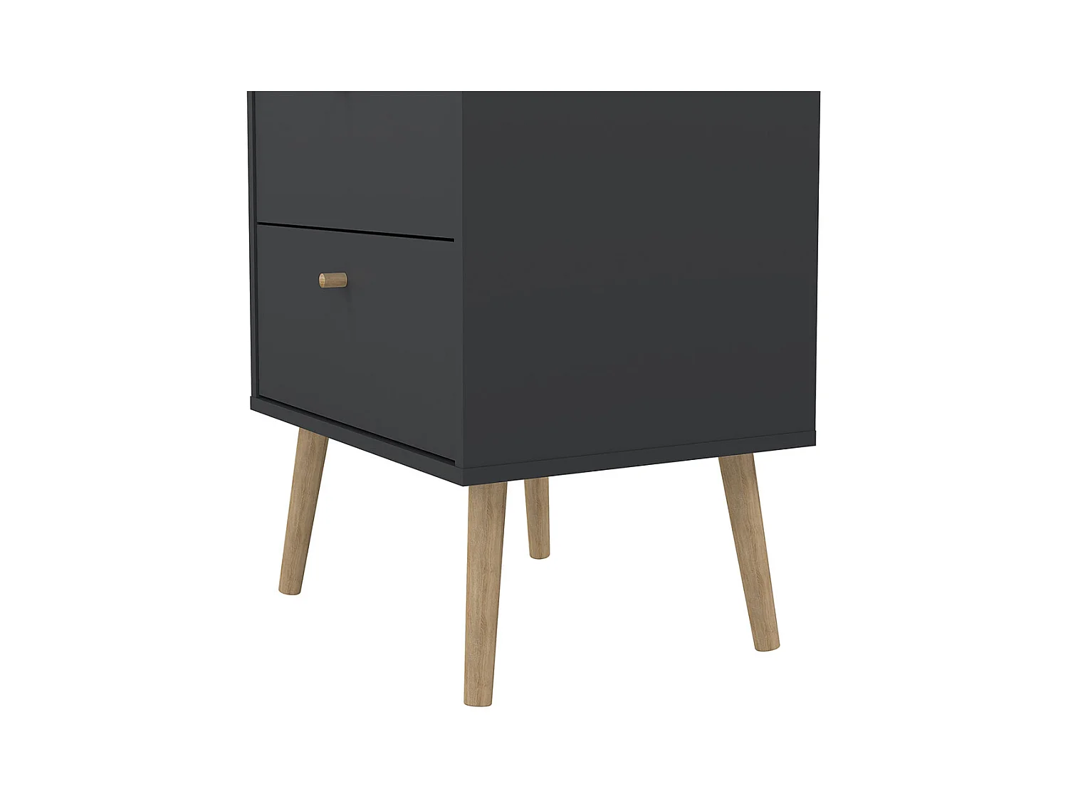 Bodo Kommode 5 Schubladen matte grau.