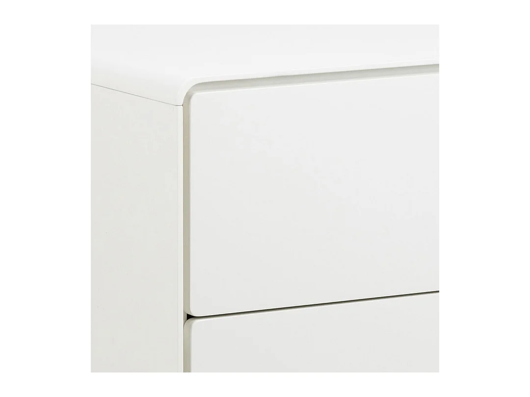 Lowell Kommode 3 Schubladen weiß.