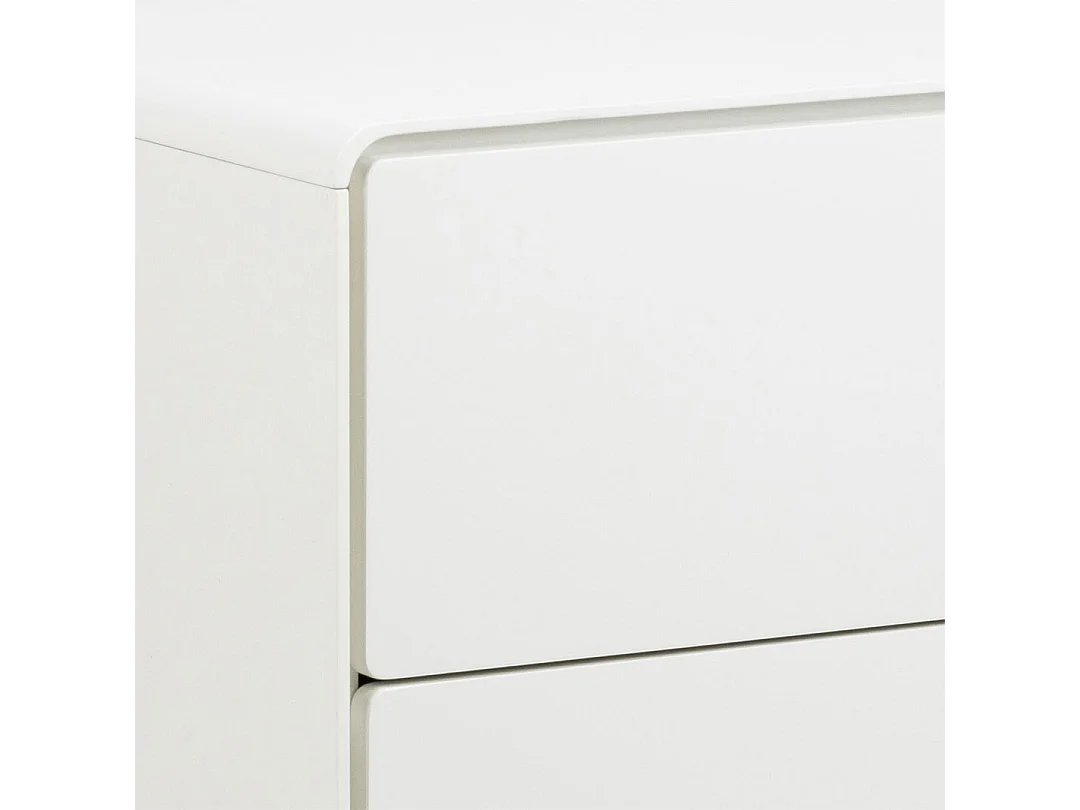 Lowell Kommode 3 Schubladen weiß.