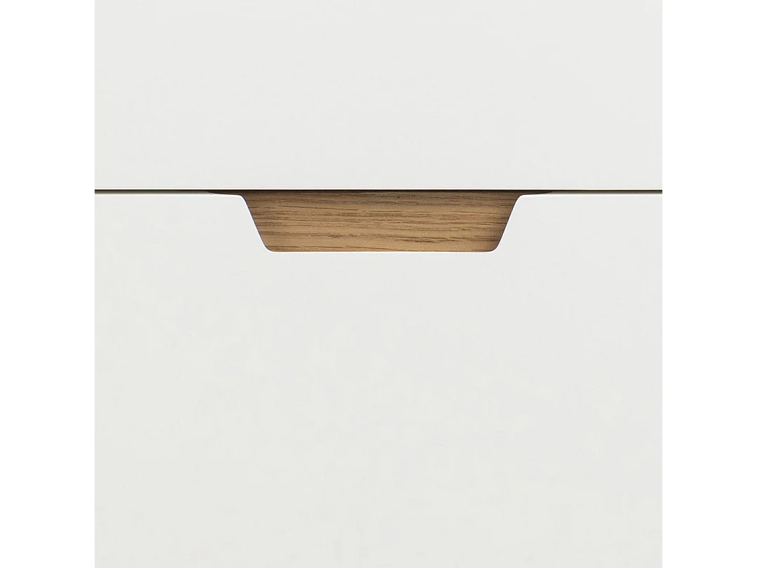 Lowell Kommode 3 Schubladen weiß.