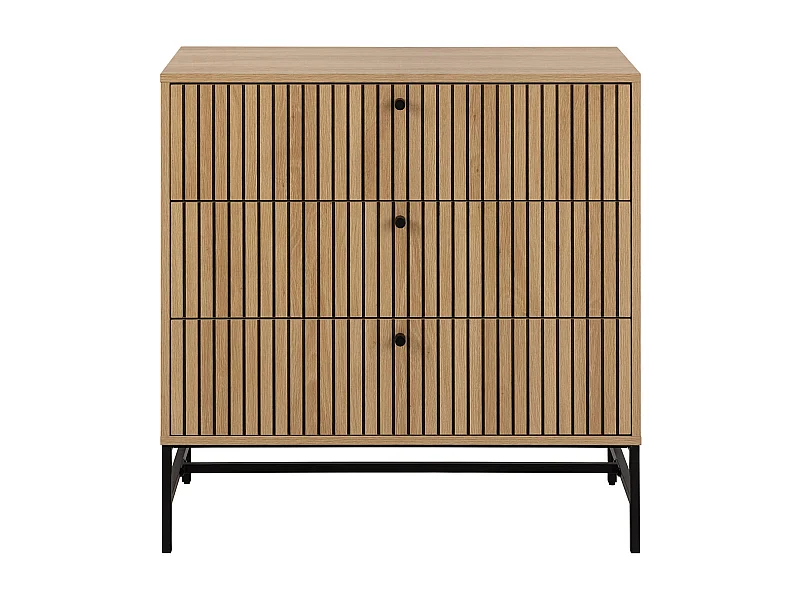 Albany Kommode 3 Schubladen Natur.