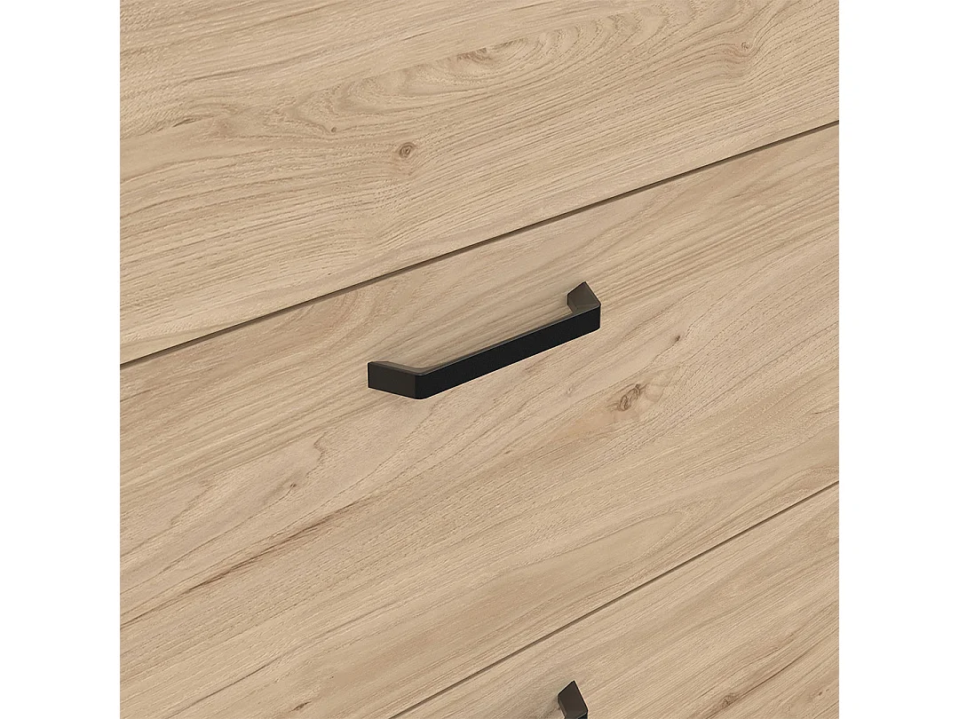 Sofia Kommode 3 Schubladen Eiche Dekor.