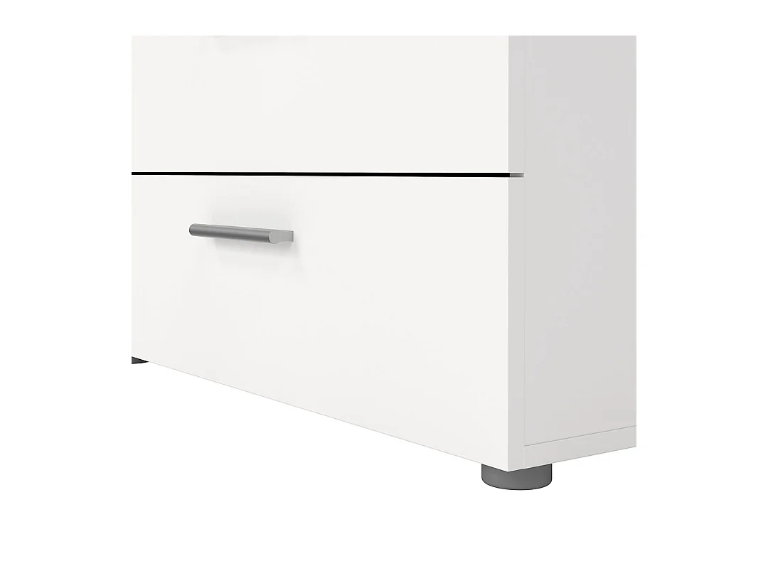 Pepe Kommode 8 Schubladen weiß.