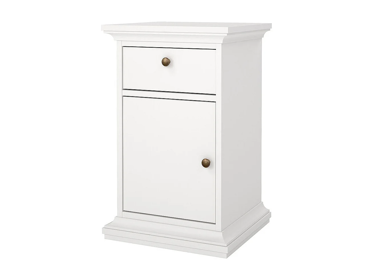 Venedig nachtkastje 1 deur 1 lade wit.