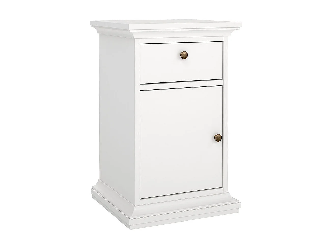 Venedig nachtkastje 1 deur 1 lade wit.