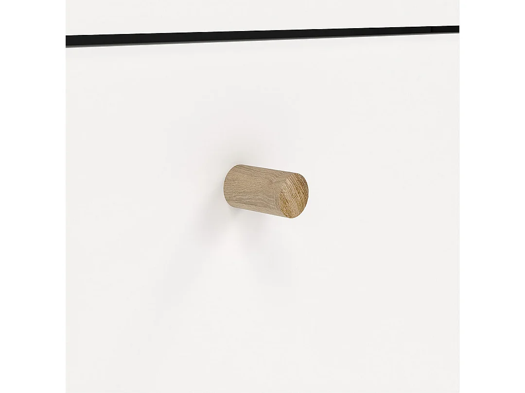 Bodo Kommode 4 Schubladen weiß.