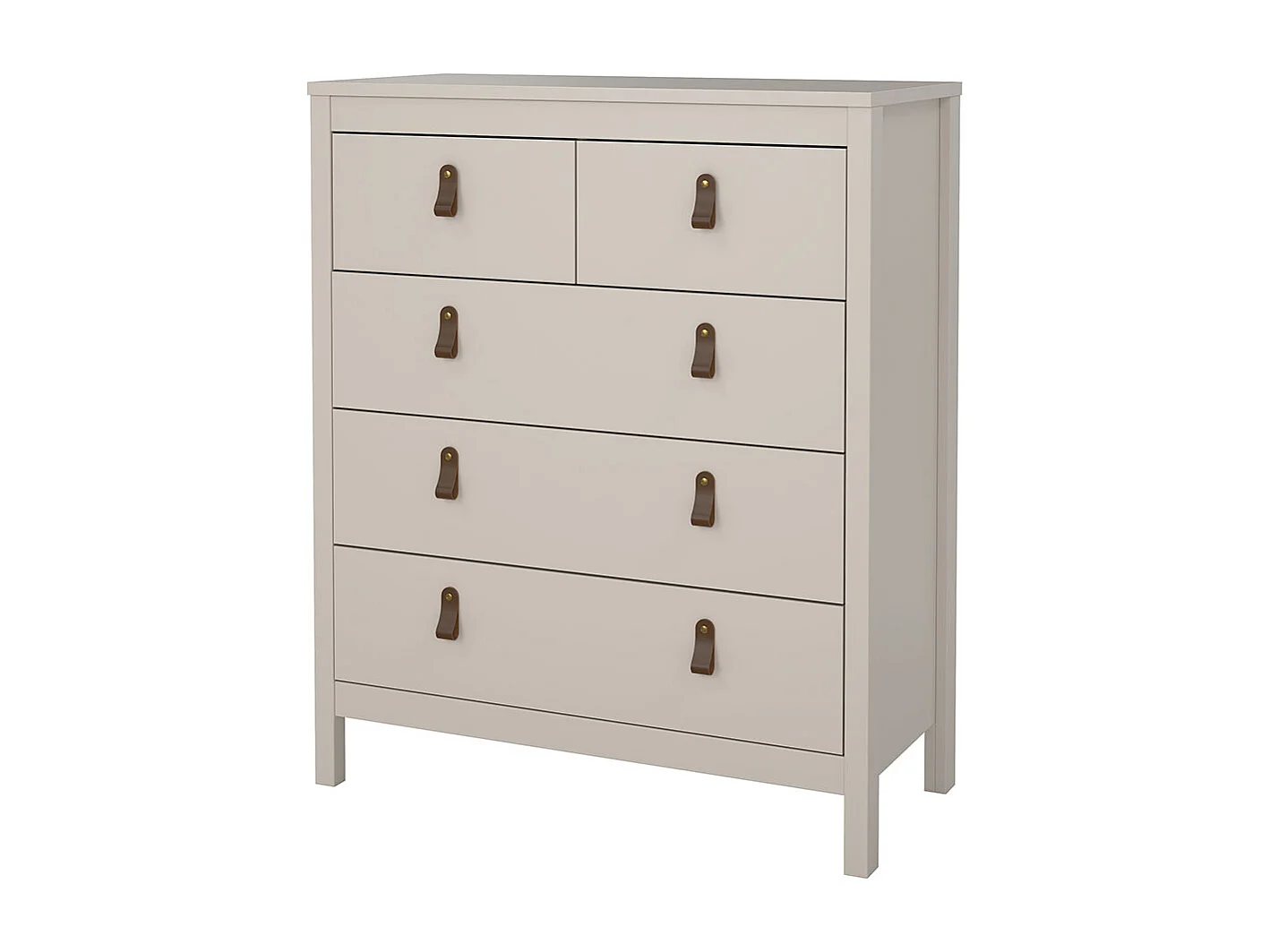 Madrid Kommode 5 Schubladen Cashmere.