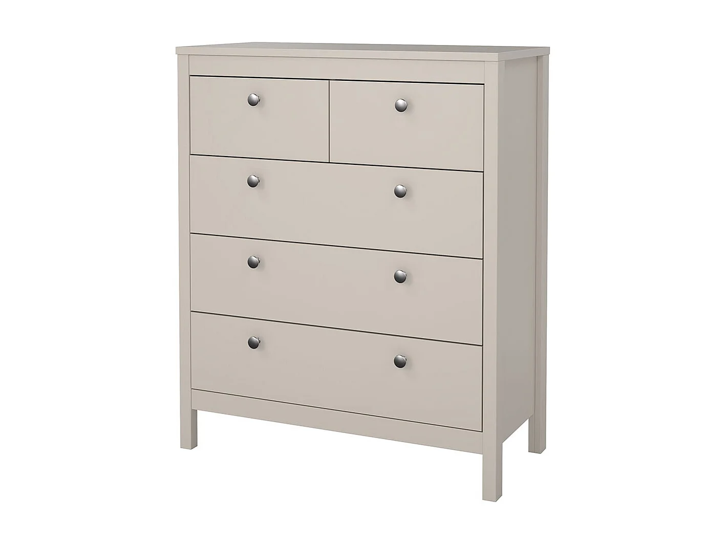 Madrid Kommode 5 Schubladen Cashmere.