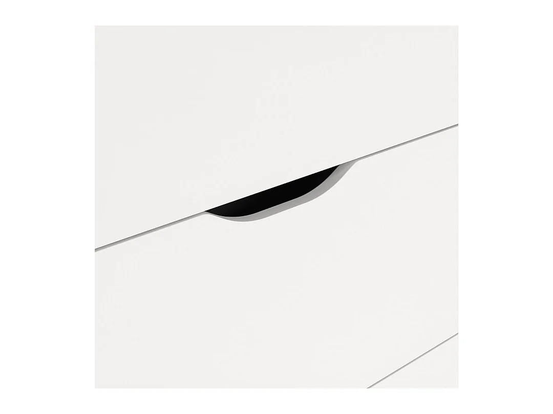 Ikast Kommode 6 Schubladen Eichen-Dekor, weiß.