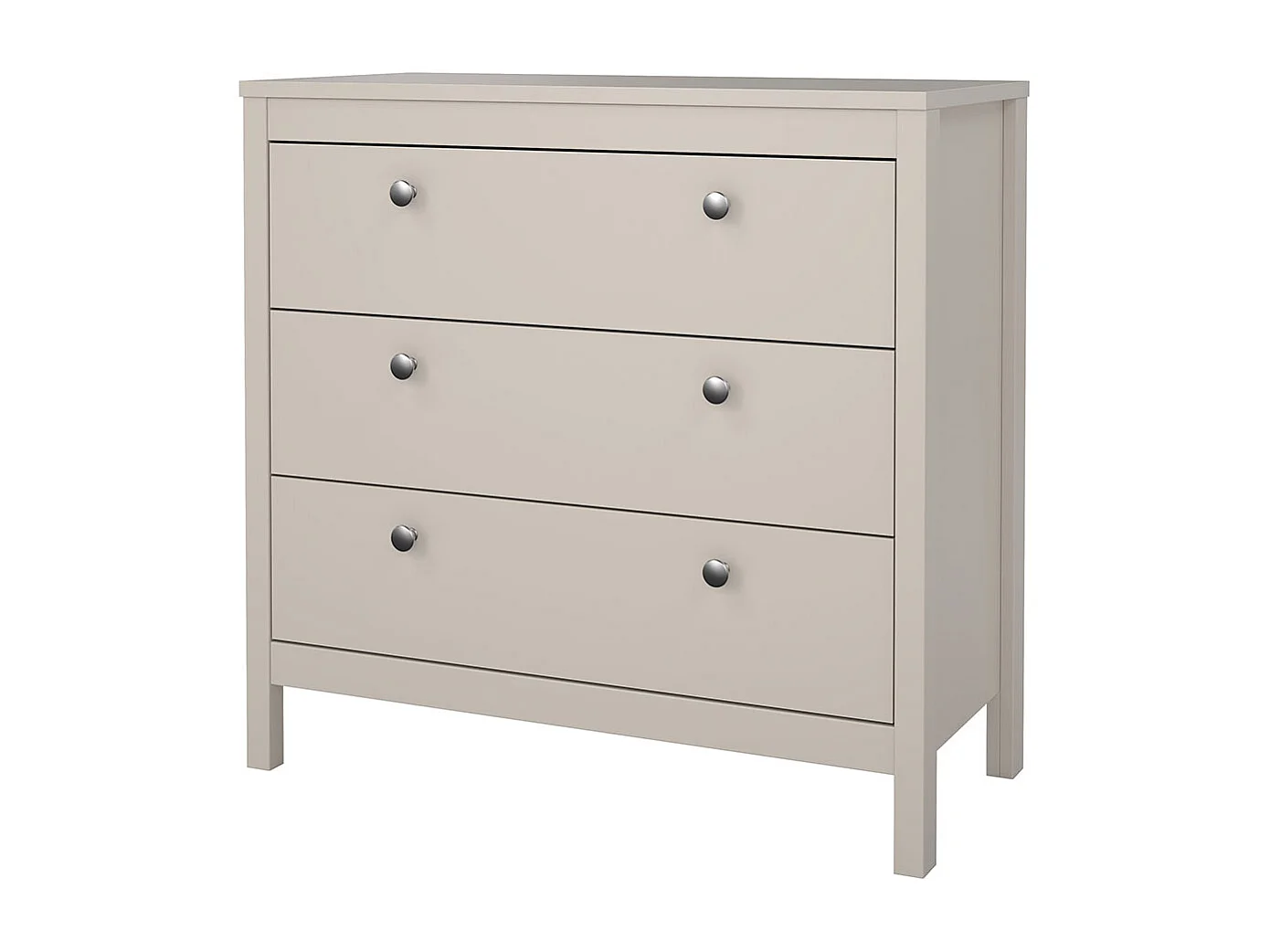 Madrid Kommode 3 Schubladen Cashmere.