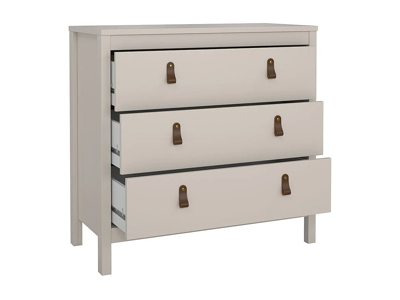 Madrid Kommode 3 Schubladen Cashmere.