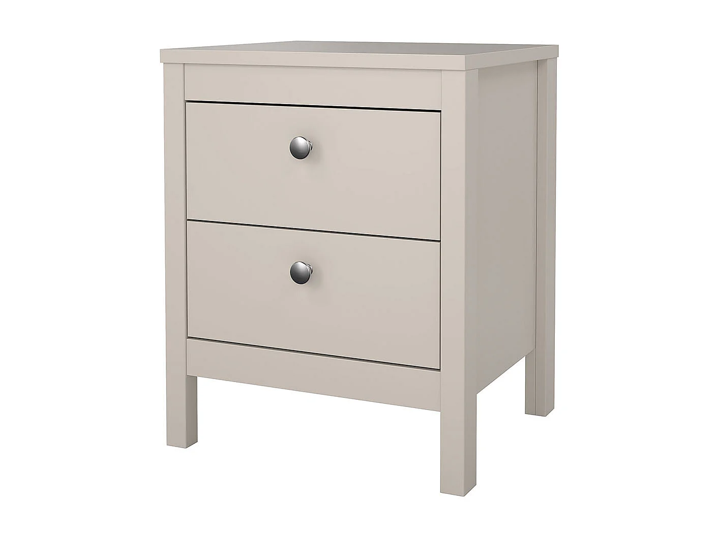 Madrid nachtkastje 2 lades cashmere.
