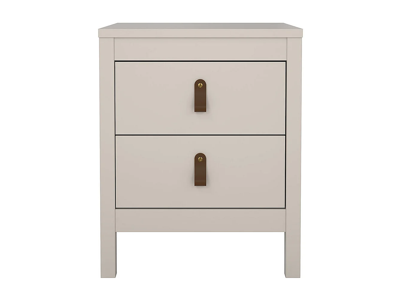 Madrid nachtkastje 2 lades cashmere.