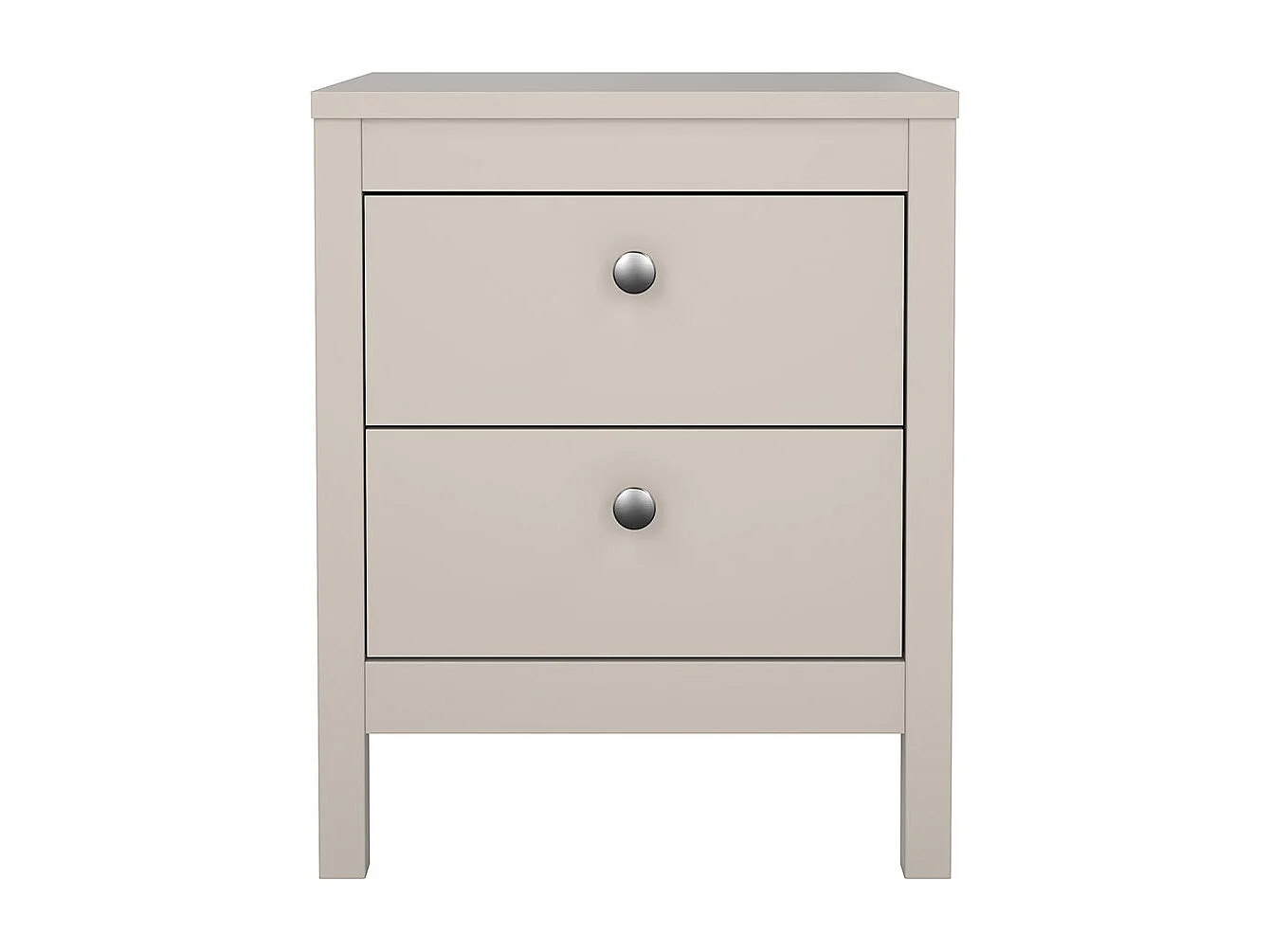Madrid nachtkastje 2 lades cashmere.