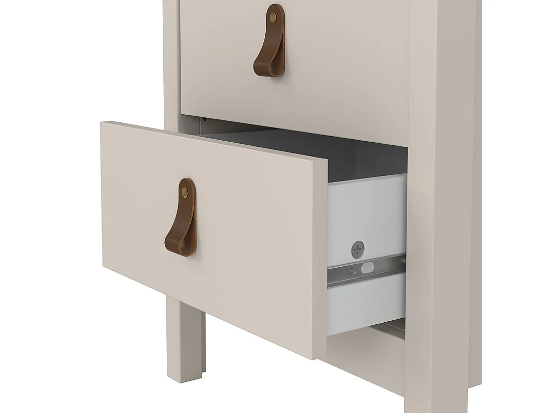 Madrid nachtkastje 2 lades cashmere.