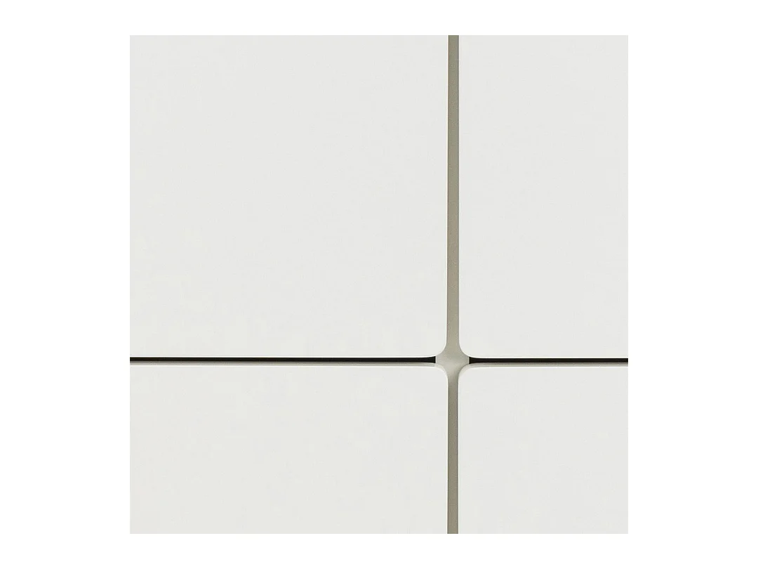 Lowell Kommode 6 Schubladen weiß.