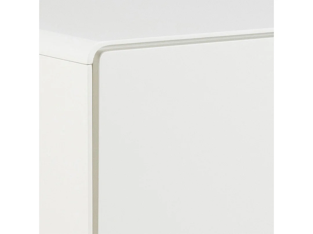 Lowell Kommode 6 Schubladen weiß.