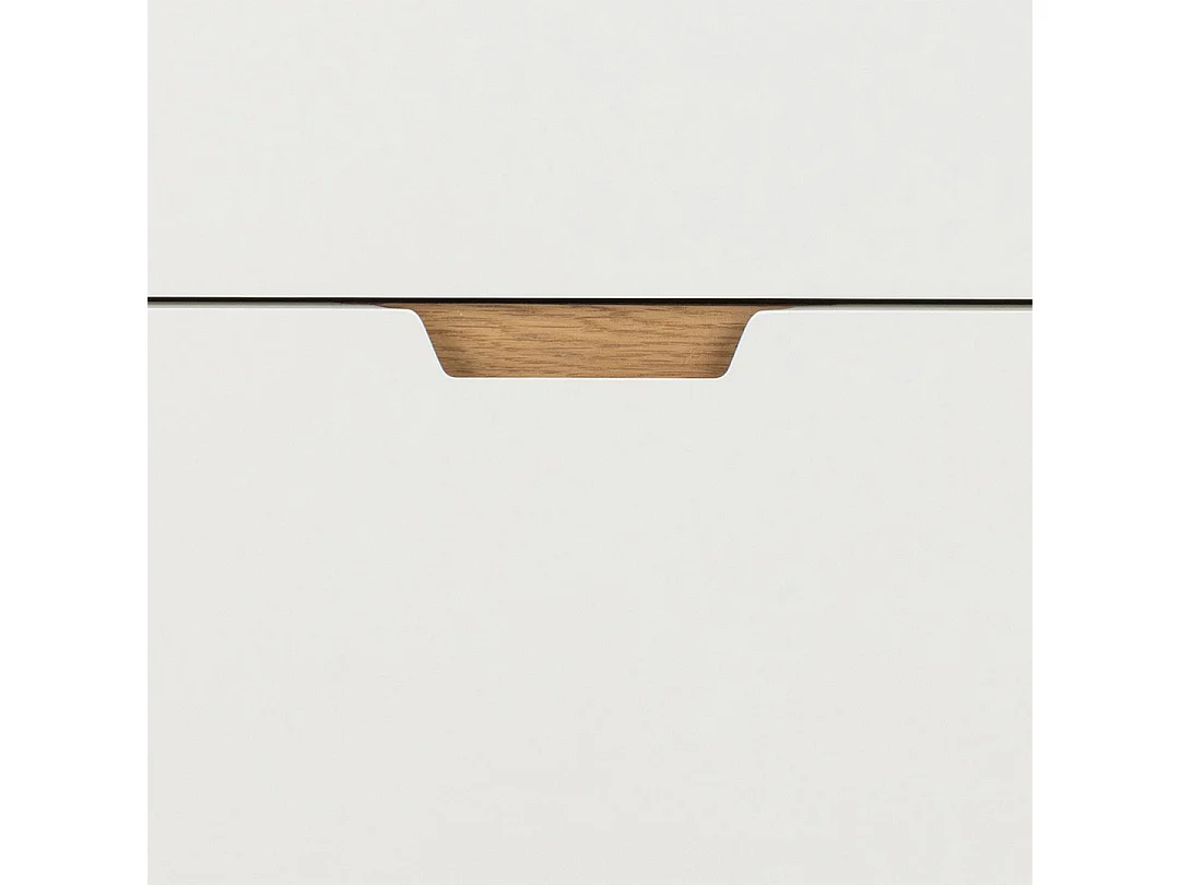 Lowell Kommode 6 Schubladen weiß.