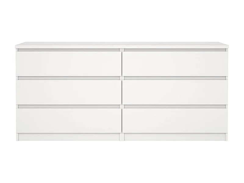 Naia Kommode 6 Schubladen weiß.
