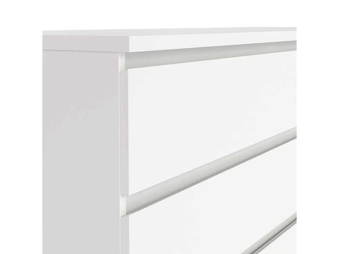 Naia Kommode 6 Schubladen weiß.