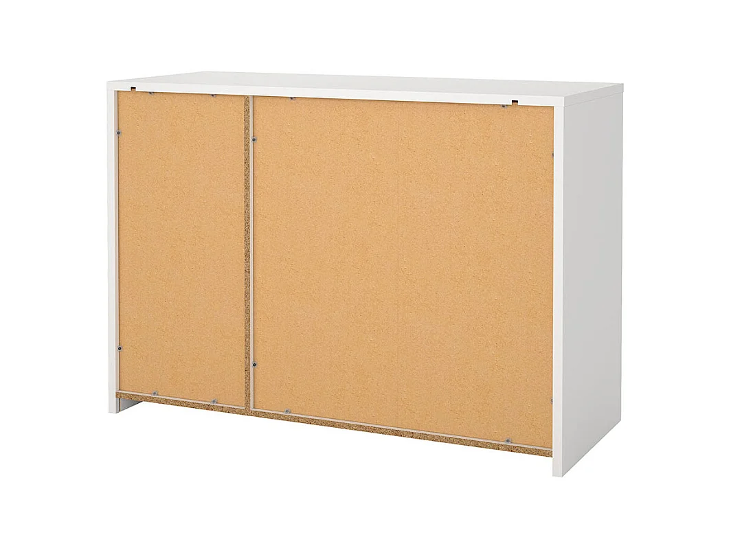 Next Kommode 1 Tür 3 Schubladen weiß.