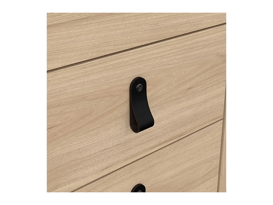 Madrid Nachttisch 2 Schubladen Eichen-Dekor.