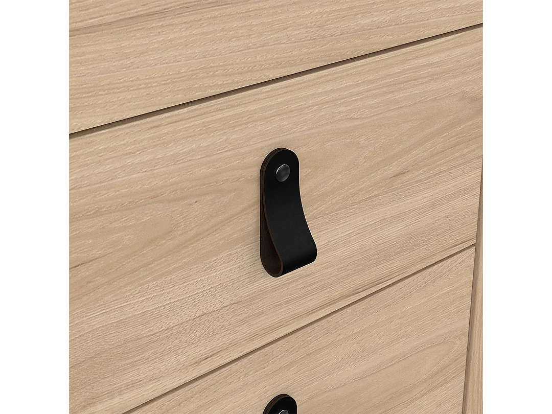 Madrid Nachttisch 2 Schubladen Eichen-Dekor.