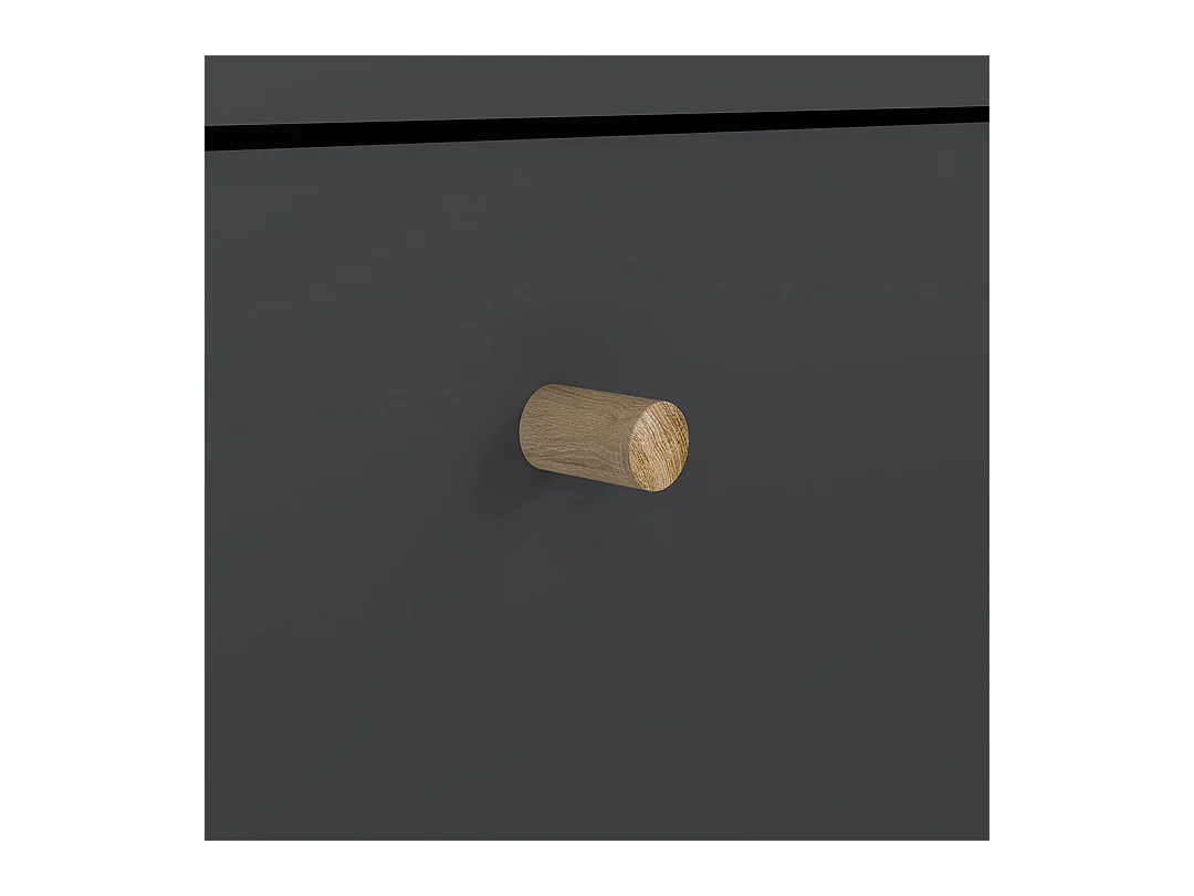 Bodo Kommode 4 Schubladen matte grau.