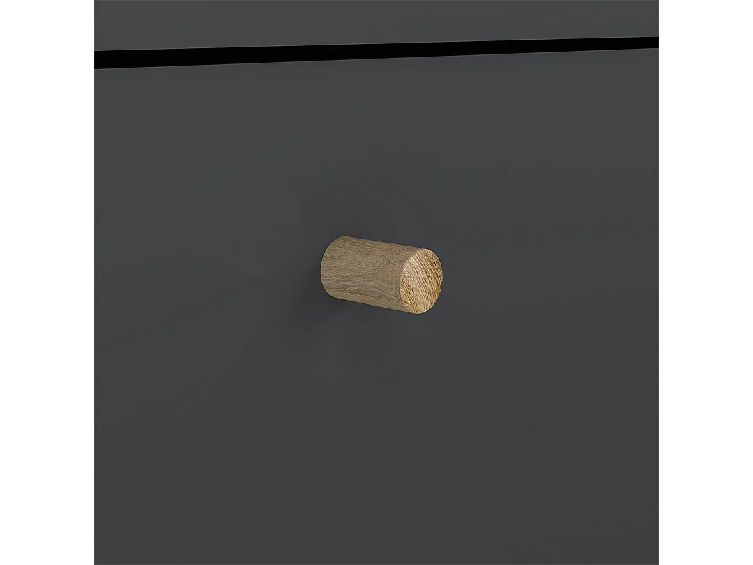 Bodo Kommode 4 Schubladen matte grau.