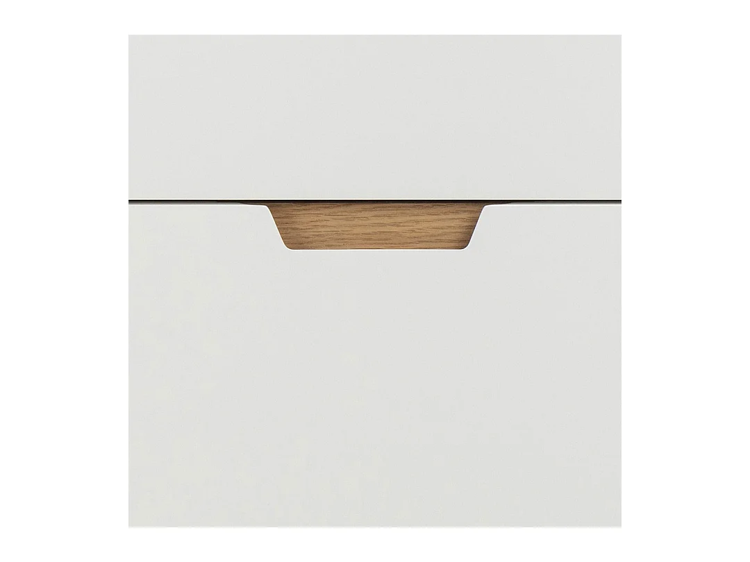 Lowell Kommode 4 Schubladen weiß.