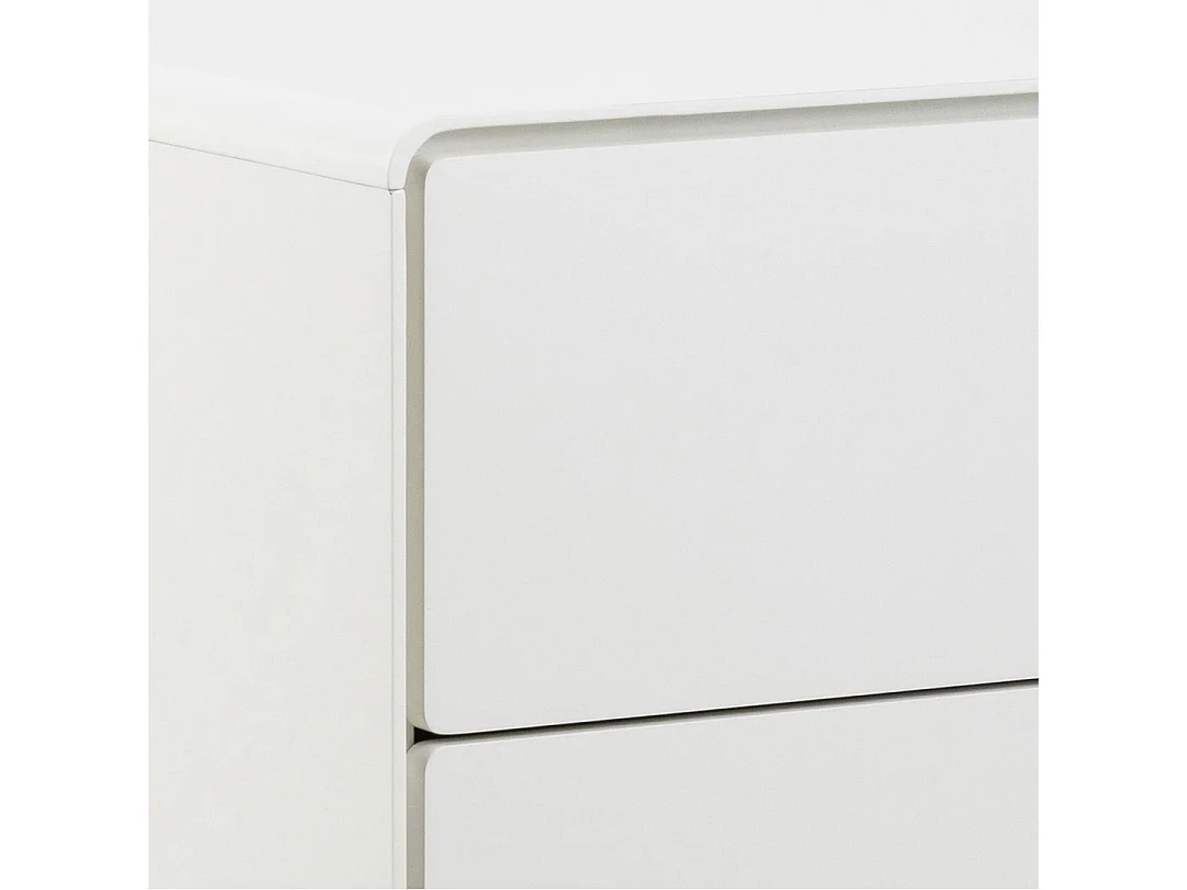 Lowell Kommode 4 Schubladen weiß.