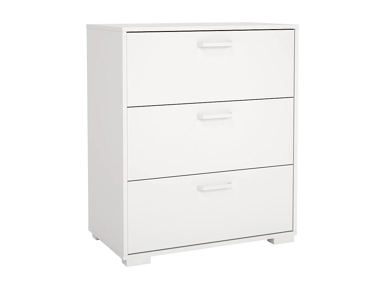 Sofia Kommode 3 Schubladen weiß.
