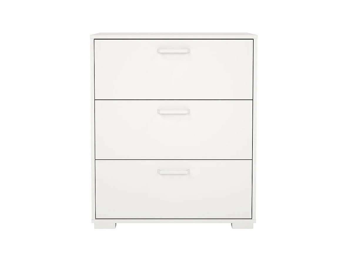 Sofia Kommode 3 Schubladen weiß.