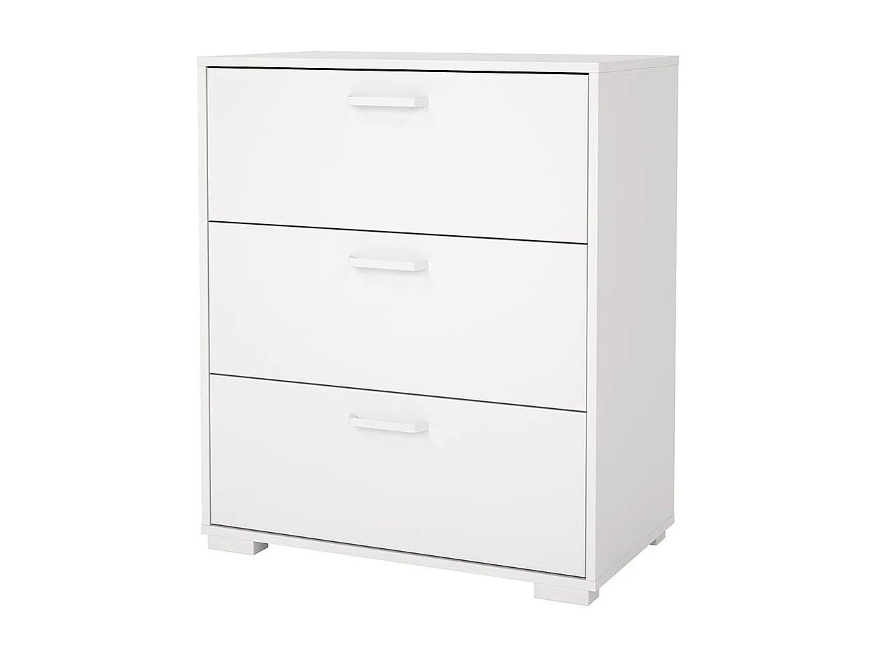 Sofia Kommode 3 Schubladen weiß.