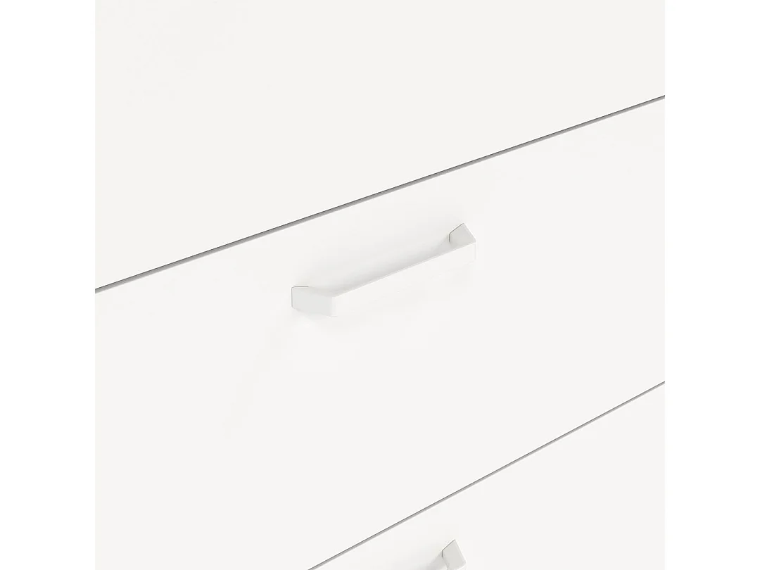 Sofia Kommode 3 Schubladen weiß.