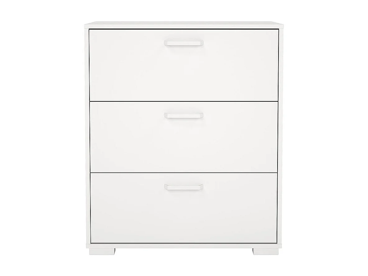 Sofia Kommode 3 Schubladen weiß.
