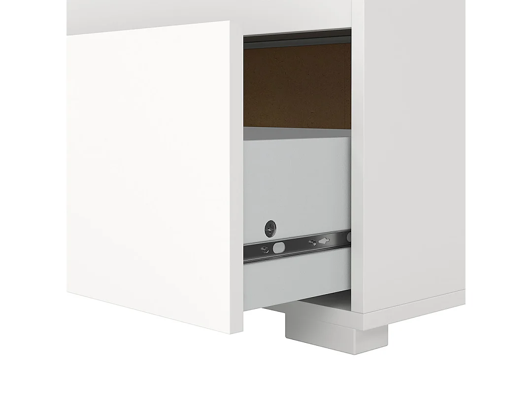 Sofia Kommode 3 Schubladen weiß.