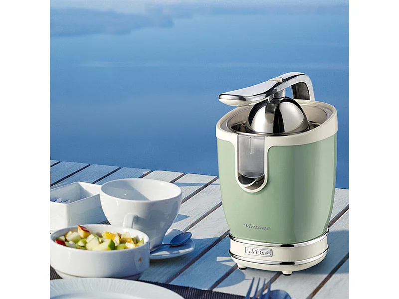 Presse-agrumes Ariete Vintage413Vert avec Levier - Design Vintage - Vert