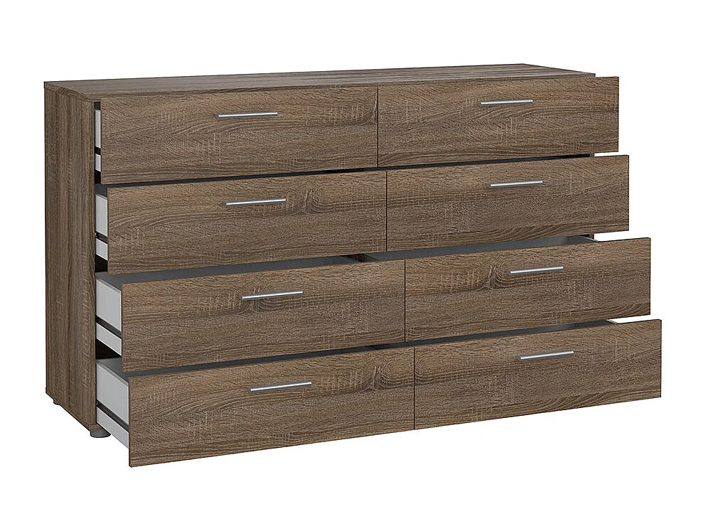 Pepe Kommode 8 Schubladen Trüffel-Dekor.