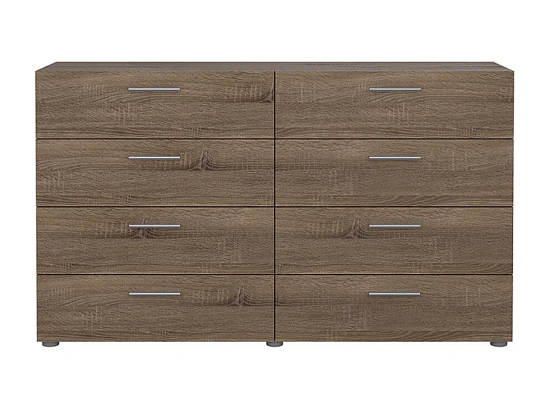 Pepe Kommode 8 Schubladen Trüffel-Dekor.