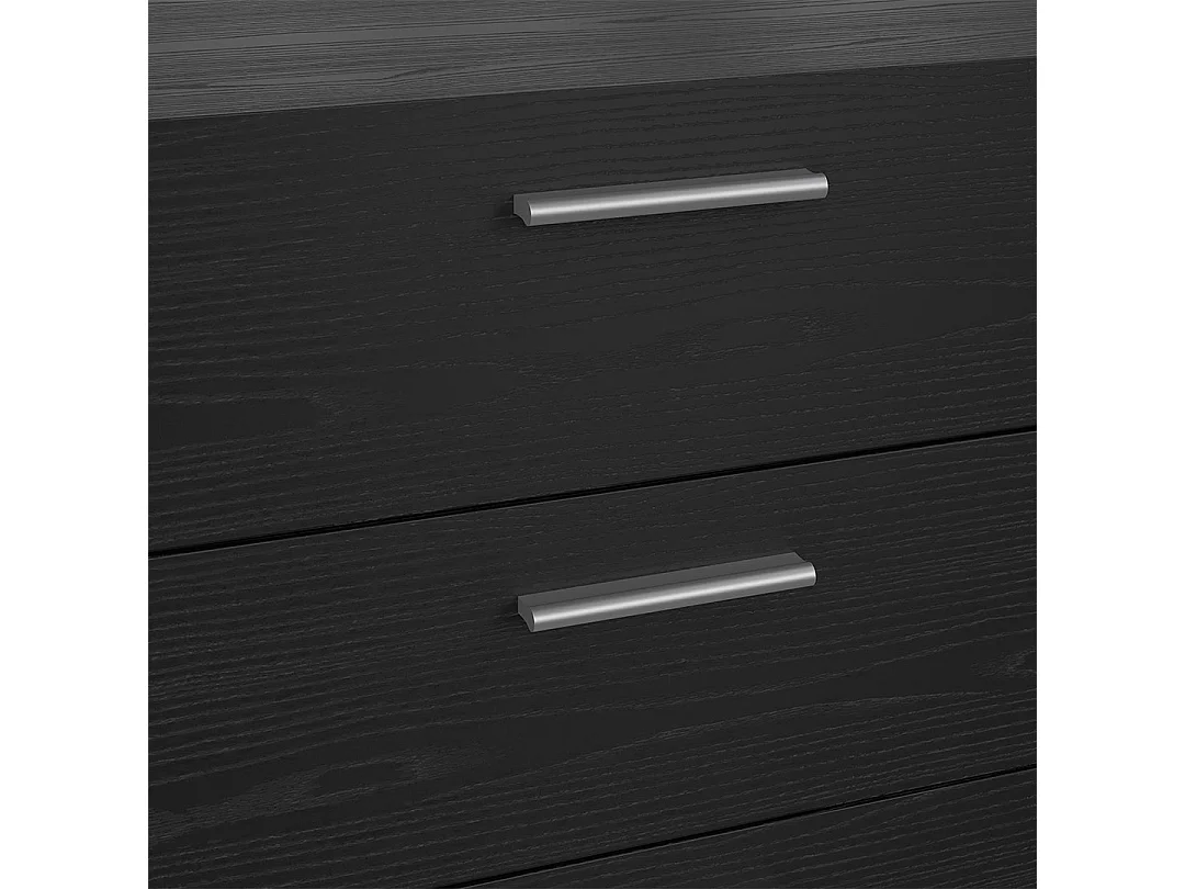 Pepe Kommode 8 Schubladen schwarze Struktur.